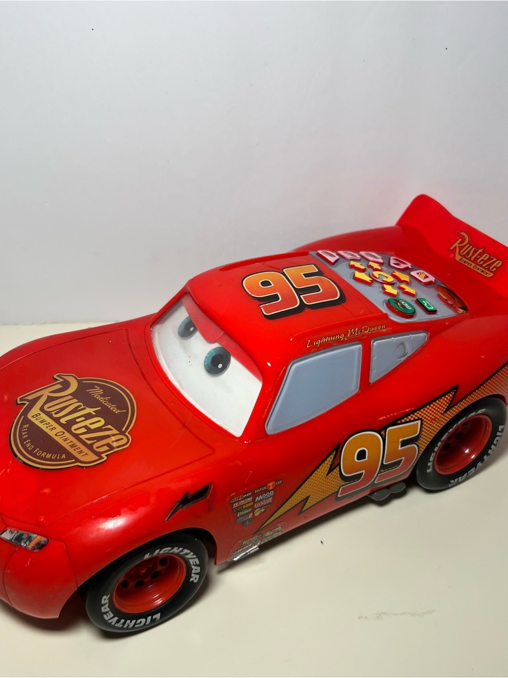 Disney Pixar Cars Fast Talkin’ Lightning McQueen Toy Car Programmable WORKS Rare